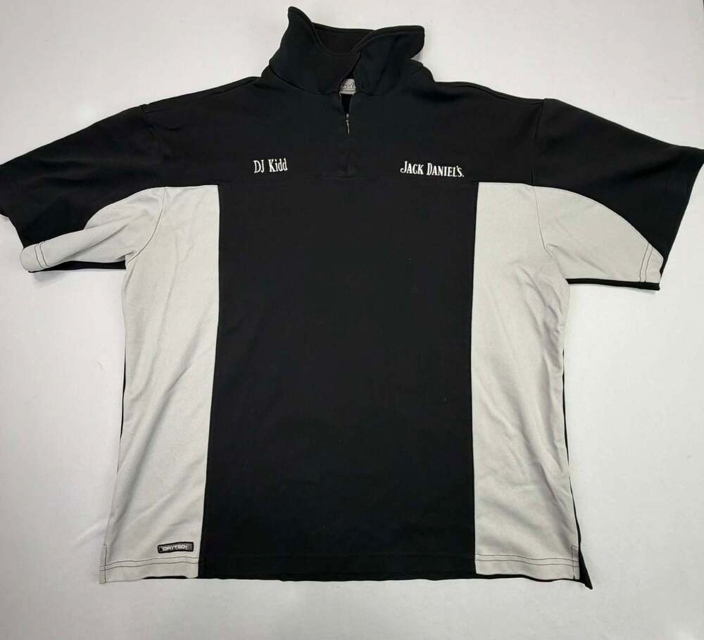 Boardroom Drytech Jack Daniel's DJ Kidd Productions Quarter-Zip Short Sleeve Pul